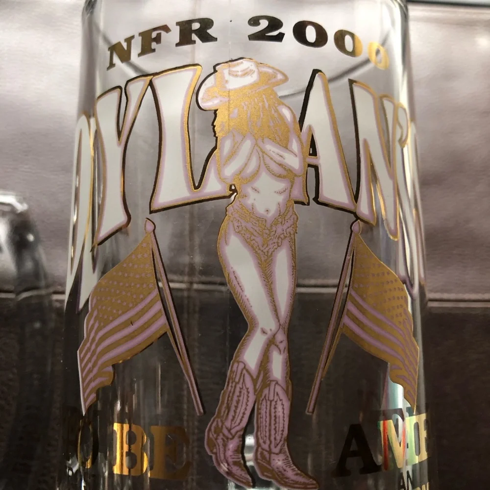 Vintage 2000 mint set of two NFR beer stein mugs